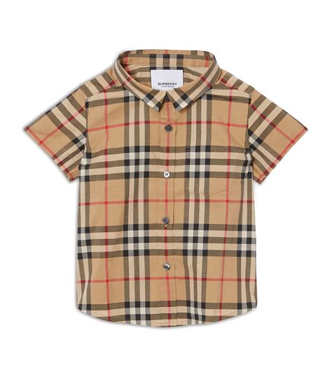 short burberry garcon|kids burberry shirts.